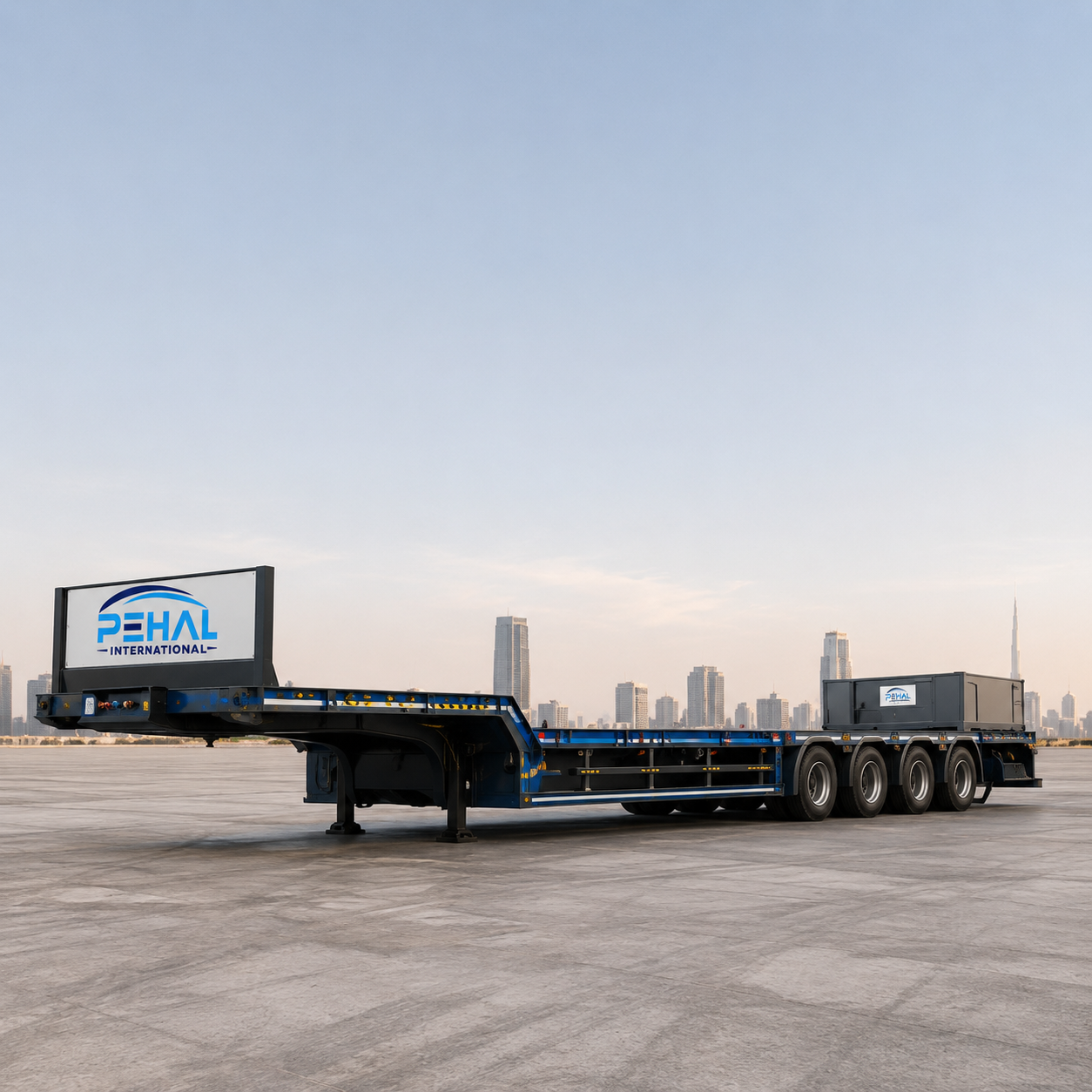 Low Bed, Flatbed, Long extendable Trailers